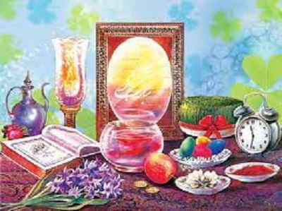 نقاشی رنگ روغن ظروف